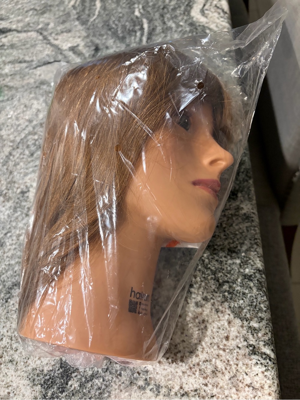HairArt Emma #4822LB 100% Virgin European Human Hair Mannequin Head - Picture 5 of 7